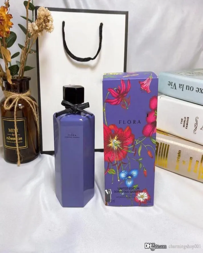 Flora parfym kvinna spray underbara gardenia begränsad upplaga 100 ml lady gåva långlastande doft högkvalitativ prisvärd FA9492087