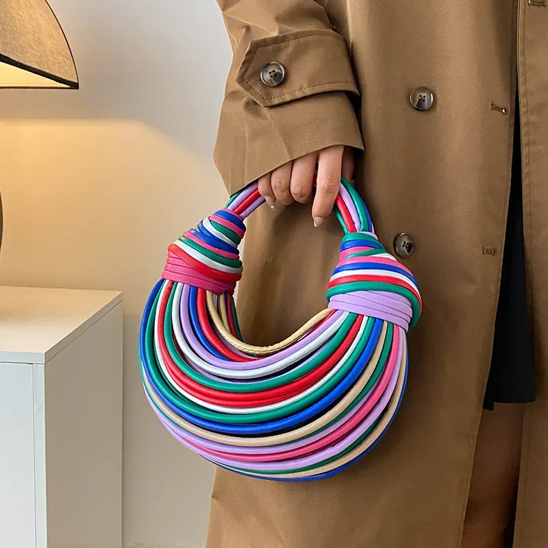 Rainbow Noodles Designer handbags for women