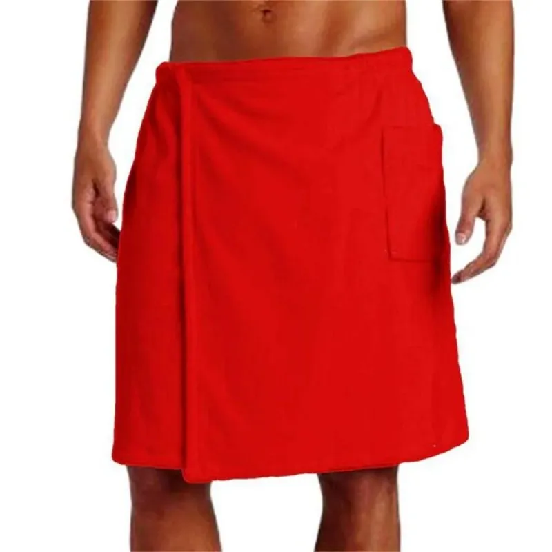 Uomo morbido asciugamano da bagno indossabile con accappatoi tascabili in palestra sauna ginnastica da bagno le vacanze asciugamano da bagno tolla de playa
