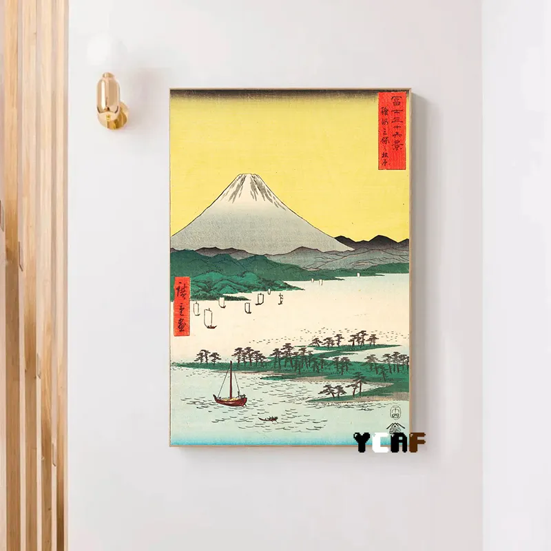 絵画 vintage ART Amazon.co.jp: Utagawa Kuniyoshi Honcho Musha Mirror