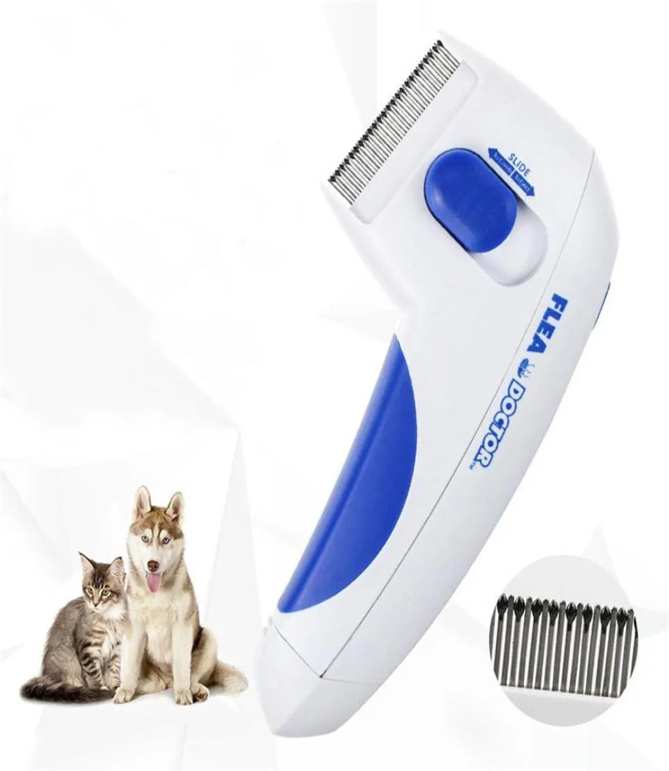 PET Electric Flea Comb Cat Dog Comb Fleas Tick Grooming Removal Tools Cats