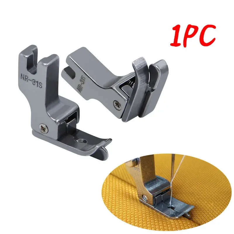 1pc NR-31s NL-31S Cucita destra/sinistra in Guida di fossato Foot presser per accessori per cucire in giro per la macchina da cucitura di chiusura industriale