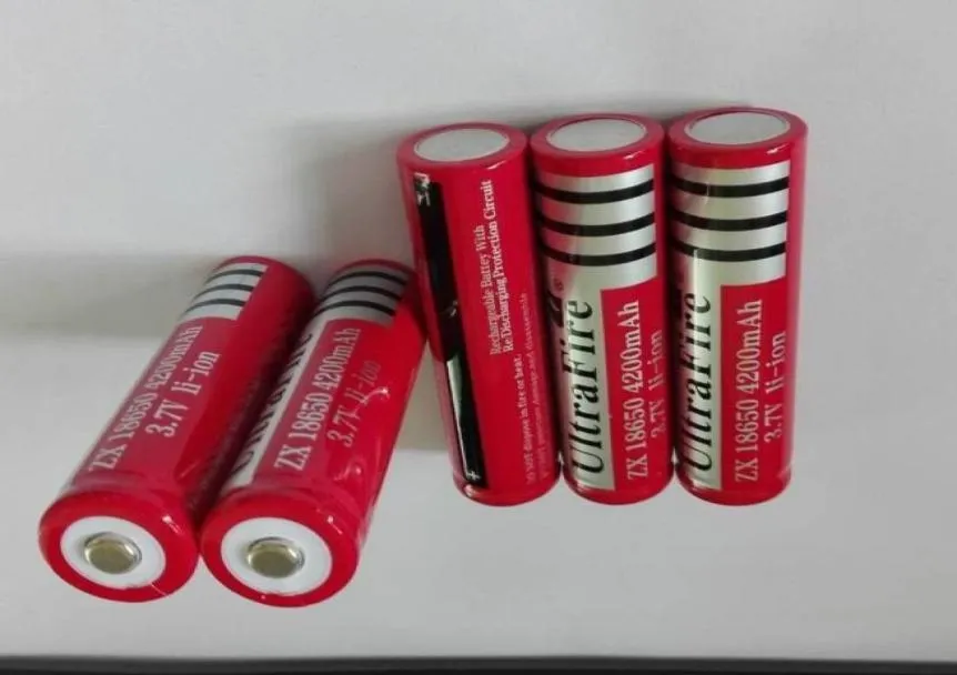 18650 37V 4200mAh Bateria de Liion recarregável para lanterna LED Battery Battery Battery66580896392970