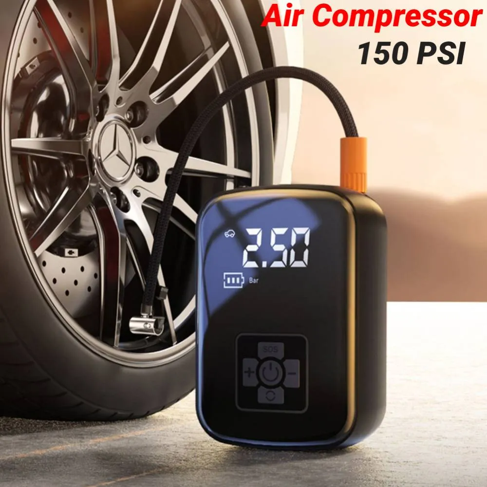 Tyre Inflator,12V 150psi Air Copressor,35L/in Low Noise Fast Inflation Portable Pup For Car Tire,Bicycle,otorcycle,Ball Other Inflatables Wheel Air Pup LED - Car Pup, Otorcycle Pup - View #13