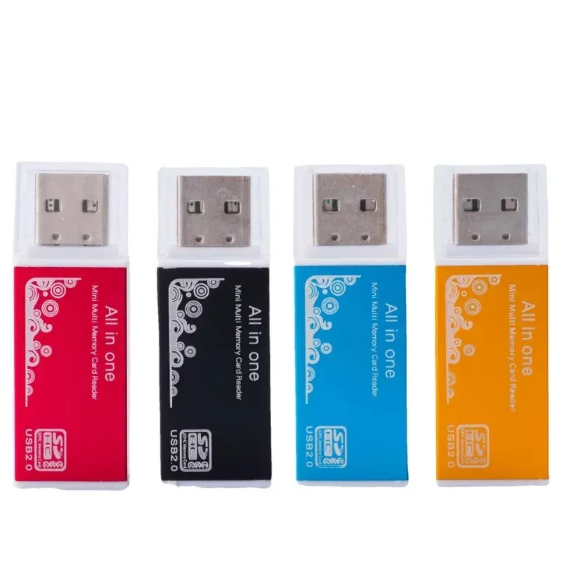 4 in 1 scheda di memoria USB 2.0 SD per scheda micro SD TF MS SDHC MMC M2 MS Duo MS PRO Plug e riproduzione dell'adattatore per laptop per laptop PC desktop per laptop