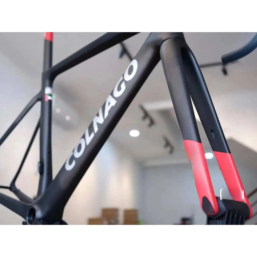 2024 V4RS C68 UD -ramar Colnago Fiber T1000 Topp Frameset Kvalitet Cykel Full Road Bike Glossy Matt Disc Brakes Custon Col Color Cycling Framewoke