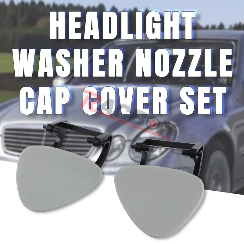 Front Left Bumper Headlight Washer Nozzle Cover Cap Single Custom for