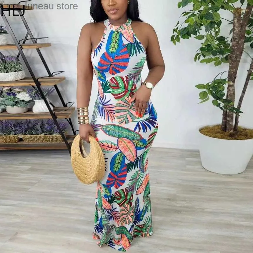 Bohemia Printed Backless Round-neck Vacation Dresses Bohemia Printed Backless Round-neck Vacation Dresses