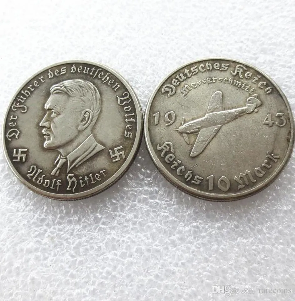 H06germany Gedenkmünzen 1943 Kopiermünzen Messinghandwerk Ornamente8639650
