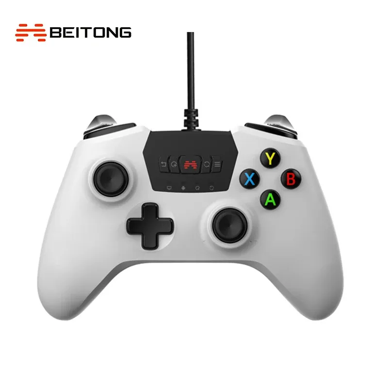 GamePads Original Beitong Spartan 2 Wired GamePad Game Controller avec USB Joystick Support Turbo Fonction pour PC Notebook Android Steam