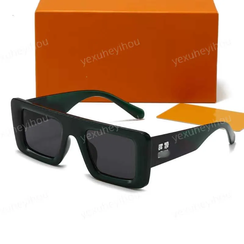 Mode af W zonnebril x Designer Zonnebril Men Women Top Kwaliteit Zonnebril Goggle Beach Adumbral Multi Color -optie H1