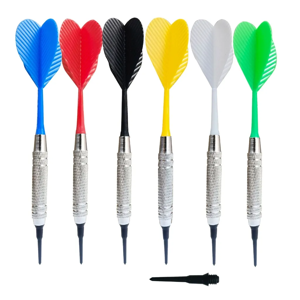 thumbnail image 2 of HERZWILD 12Pcs Steel Dart Point Soft Dart Point Converter Alloy 2BA Thread Soft 2 of 9