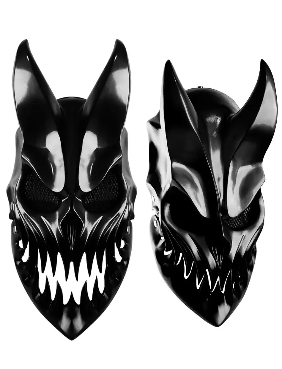Halloween Slaughter pour prévaloir Masque Deathmetal Kid of Darkness Demolisher Shikolai Demon Masques Brutal Deathcore Cosplay prop7918823
