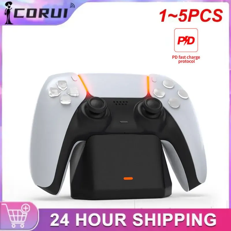 Signifie PS5 Controller Charger USB USB Charging Dock Dock Stand Station Cradle pour Sony Playstation 5 pour PS5 New GamePad Controller