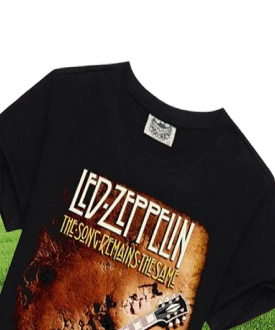 100 coton LED Tour Zeppelin Men Femmes Femmes à manches courtes Humour unique Ee Shirt Ops Graphic Funny Ees Ops Shirts 2206103697969