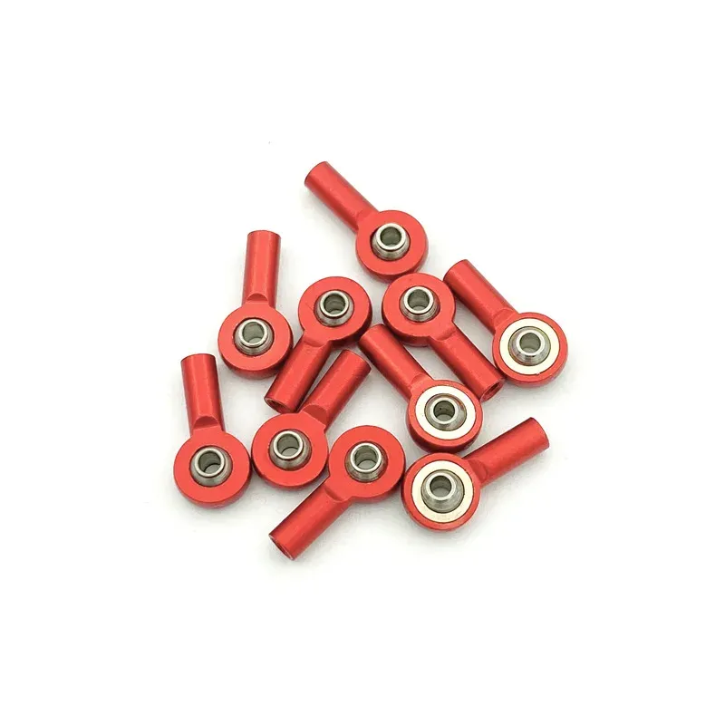10 Rótulas De Bola M2 Para Barras De Dirección – Piezas De Repuesto Para Coches RC 1/10 Y 1/12 – Plástico Duradero Y Fácil Instalación