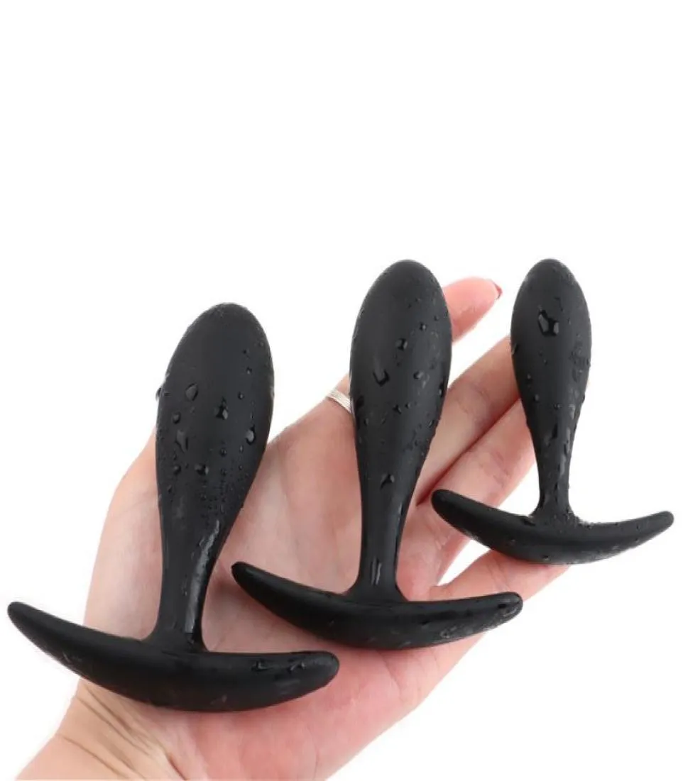 Massagem goto de água anal picada de silicone de massagem estimulador de plug de plug de brinquedos sexuais plugue anal de vibrador para massageador de próstata para homens gay casal3828498