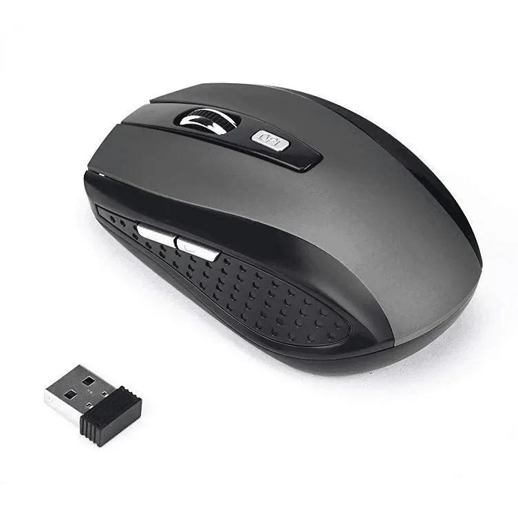 The Newest Laptop Computer Universal Mouse 24G Wireless Optical Mouse Silent Ergonomic Mouse Computer Peripherals for Smooth and Precise