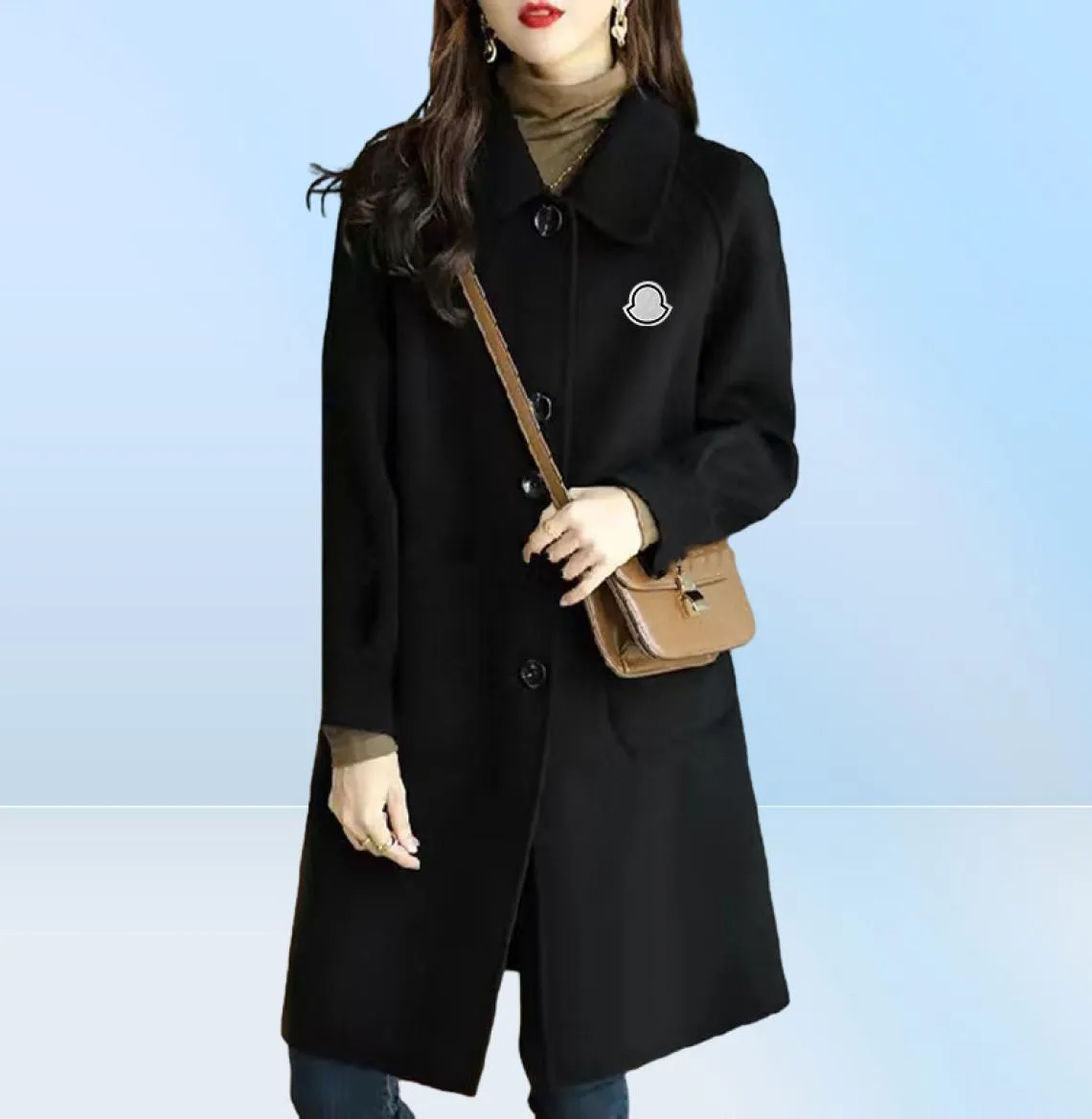Designer Women039S Trench Coats Koreaanse versie Lange mouw Fashion Coat Women Spring Herfst Wind Breaker Plus Size 4XL 2940170