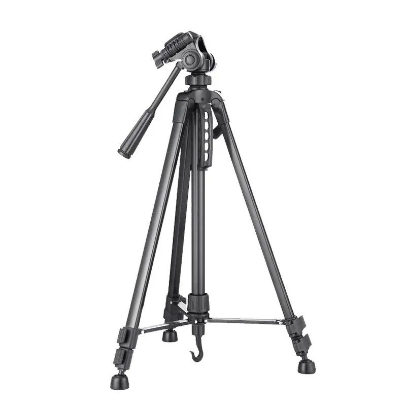 Stativ Professional Tripod Light Stand för kamera svart stativ med handtag för Canon Nikon Sony DSLR Digital Camera DV Camcorder