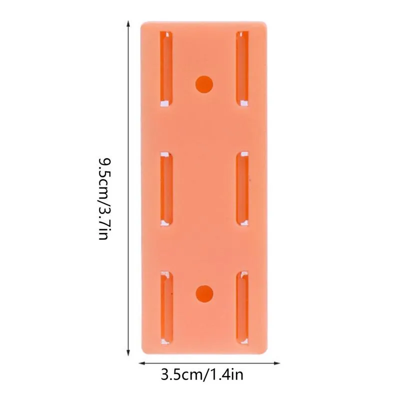 Power Strip Wall Mount Cable Wire Organizer Socket Fixator Självhäftande radplugghållare Kabeltråd Fixer Surge Protector