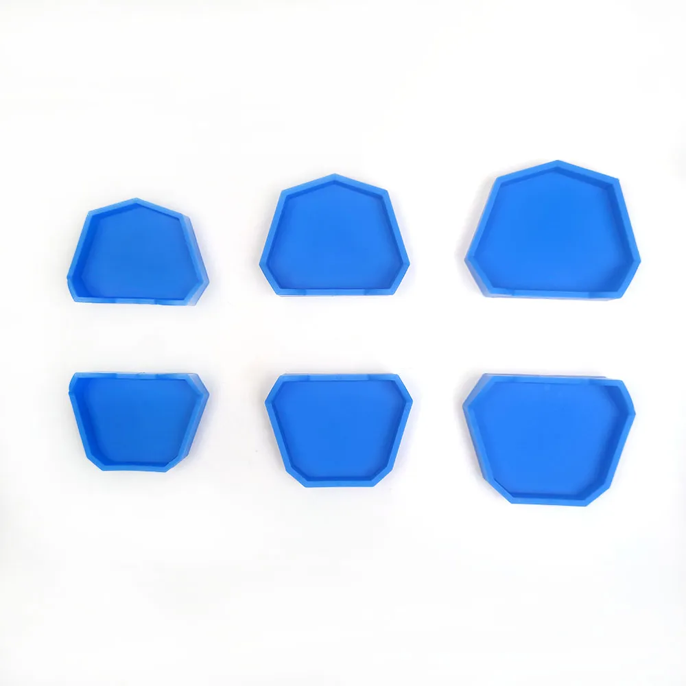 Kit De 6 Bases Pour Modèles Dentaires - Supports En Plâtre Pour Prothèses Et Moulages De Laboratoire - Neuf