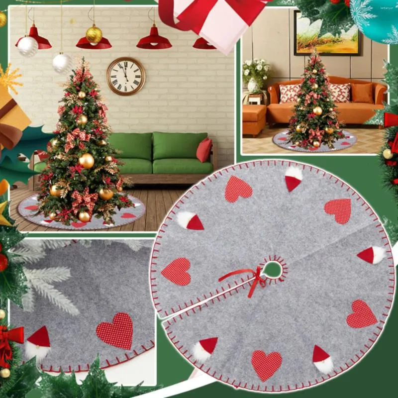 Mattor julgran kjol botten förkläde dekorationer område mattor vardagsrum #t1g
