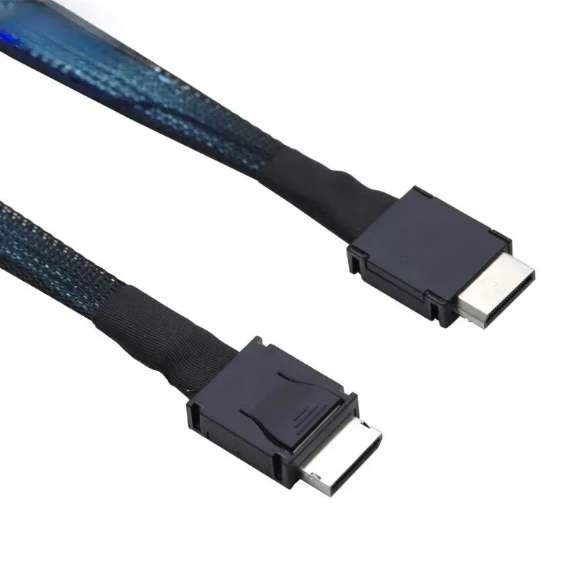 High-speed server internal connection cable with MINI SAS SFF-8611 4I to SFF-8611 4I interface suitable for data transfer and storage