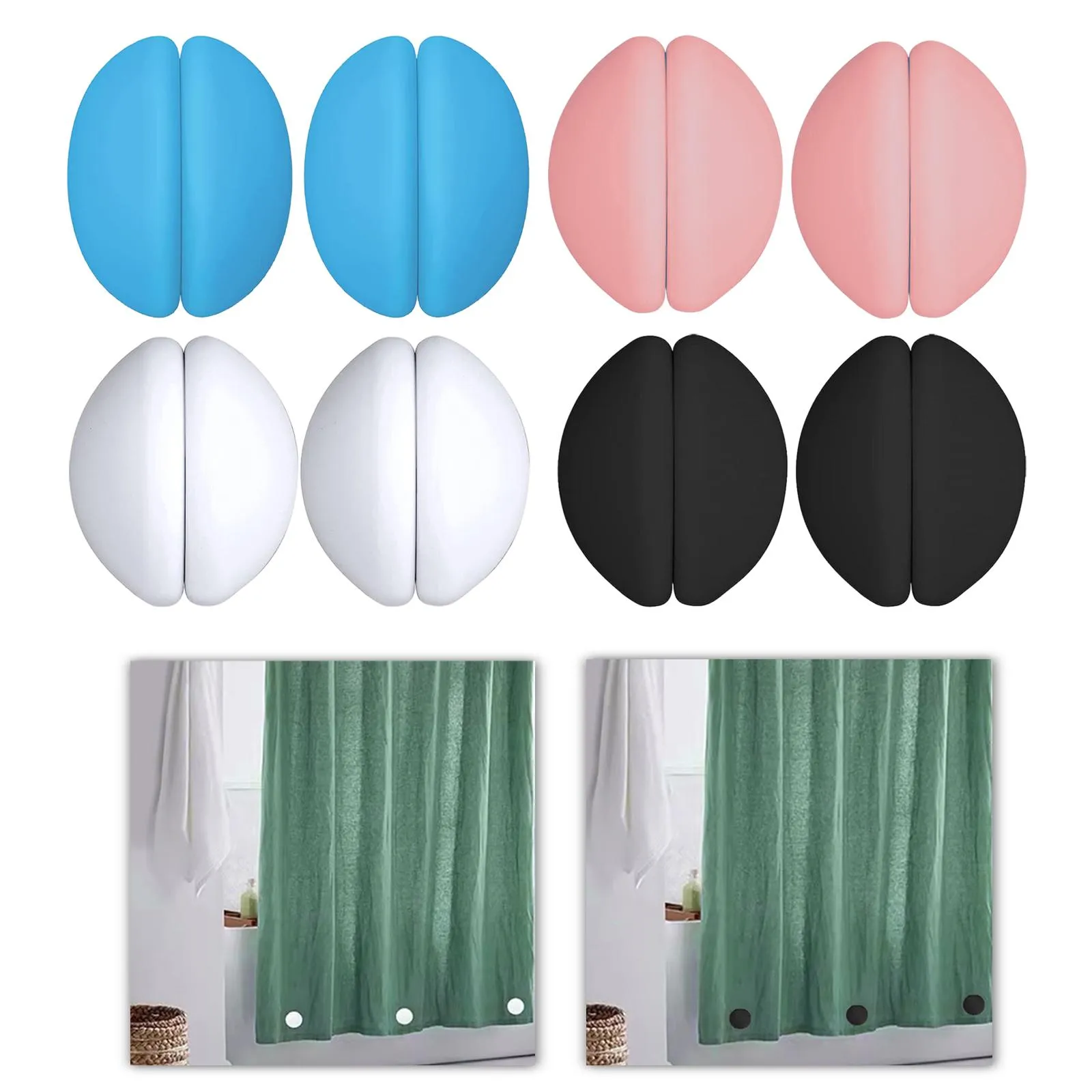 Shower Curtain Weights Non-woven Cloth Bottom Drapery Weights for ...