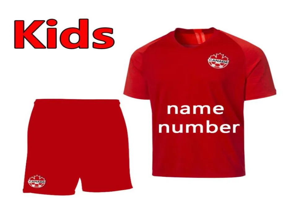 Jersey de futebol do Kids Canada 2019 camisas nacionais de futebol da camisa de futebol 19 20 CAMISETA DE FUBLOL MAILLOT CAMISA DE FUTEB9304846