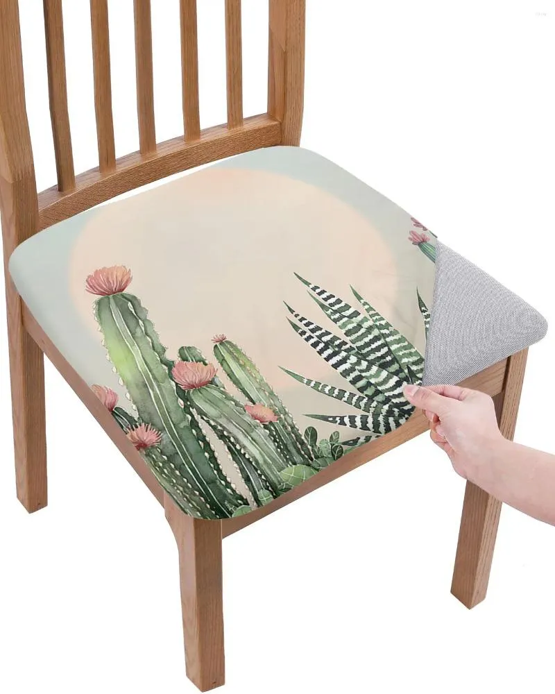 Coperture per sedie per pianta tropicale cactus solare elasticità elasticità Office di sedile del computer protezione case cucina per cucina slipcovers