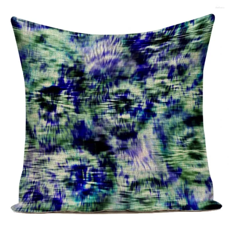 Pillow Polyester Linen Material décoratif S canapé 45x45cm de décoration de maison moderne cadeau Nordic Office Cover 2024 E2339