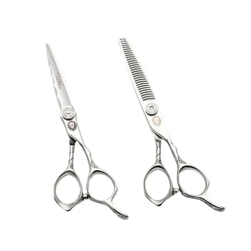 2024 Professional 6.0 Inch Hairdressing Scissors Hairdressing Scissors Thin Shear Flat Shears Hairdressing Salon Hairstylist hair cutting