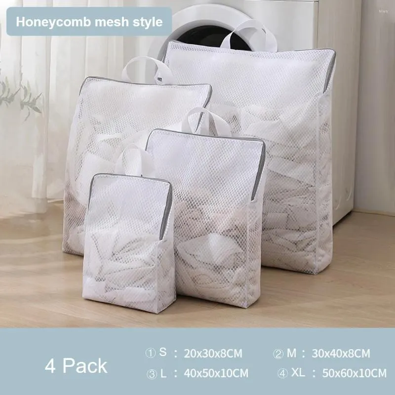 Laundry Bags 4/6 Sets Bag For Bras Dirty Basket Clothing Underwear Sock Organizer Washing Machines Protection Mesh