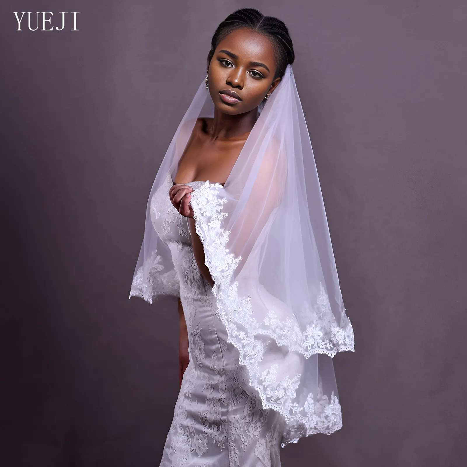 WHITE VEIL セット Fashion Wholesale Fairy White Wedding Dress Simple MID