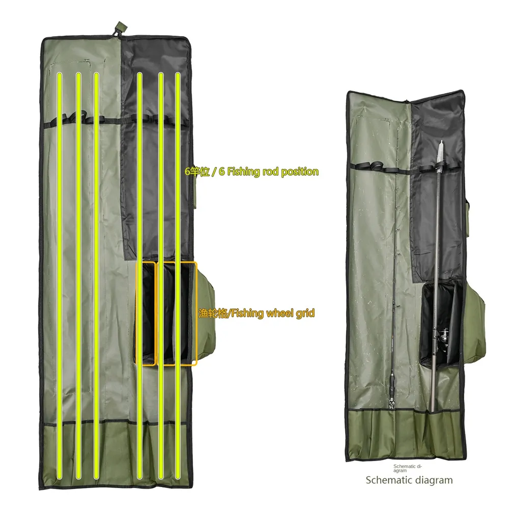 Fishing Rod Bag 10ft NGT ROD HOLDALL SLEEVES 8ft 10ft 12ft CARP