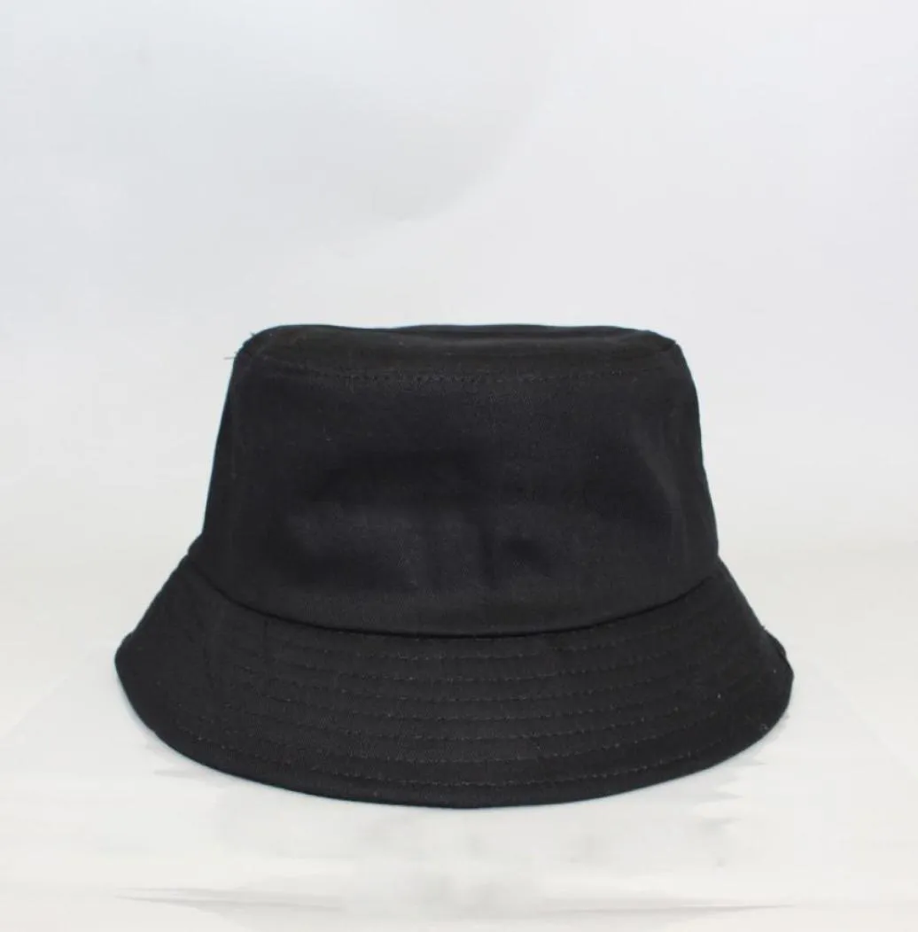 Chapeau de seau de lettre de créateur de mode pour hommes capuchons pliables pour femmes pêcheur noir Visor Soleil large chapeaux pliants dames WOM9650614