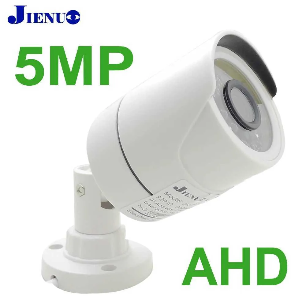 IP Kameralar Jienuo Ahd Kamera 720p 1080p 4MP 5MP HD Güvenlik Gözetim Yüksek Defente Açık Suyu Geçirmez CCTV Kızılötesi Gece Görüşü Ev 240413
