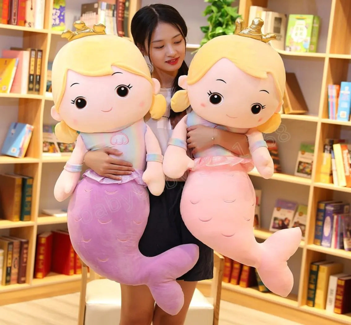 110 cm Mermaid Plush Toys cuscinetto morbido peluche bambole per animali da peluche per bambini Toy Baby Sleep Girl Girl Birthday Christmas Gifts1556467