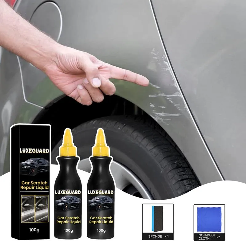 Auto Scratch Repair Pen Kit - Car Scratch Remover, Swirl Repair, Paint Restorer with Auto Cleaning Tools