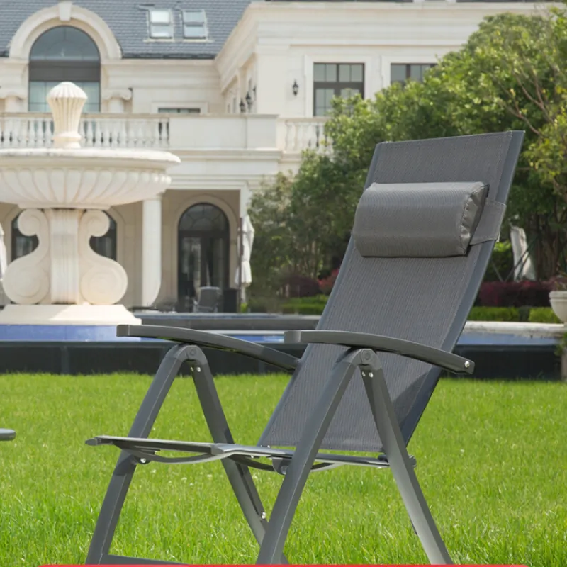 Save Big on Bulk Lounge Furniture Outdoor Aluminum Outdoor Folding Lounge  Chairs Portable Chaise Lounge Foldable For Patio, Balcony Lightweight