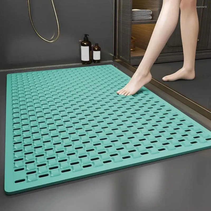 Tapis de salle de bain tapis de salle de bain avec trous de drainage de tasserie 40x70 cm