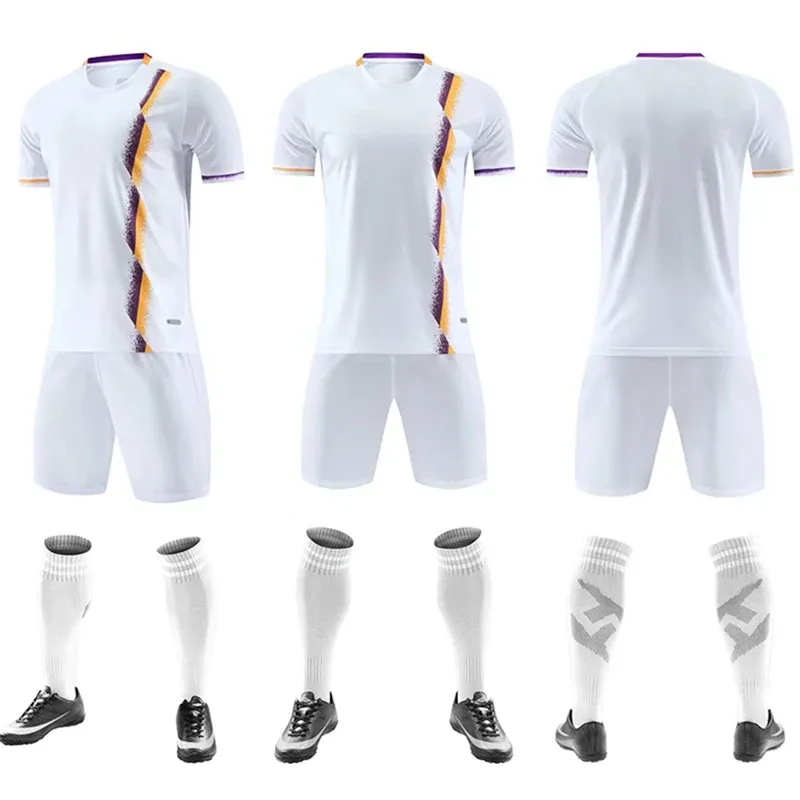 Defina homens Kits de uniforme de futebol infantil Kits Sport Sport Sport Soccer Tracksuits Running Rousing For Boys Sportswear