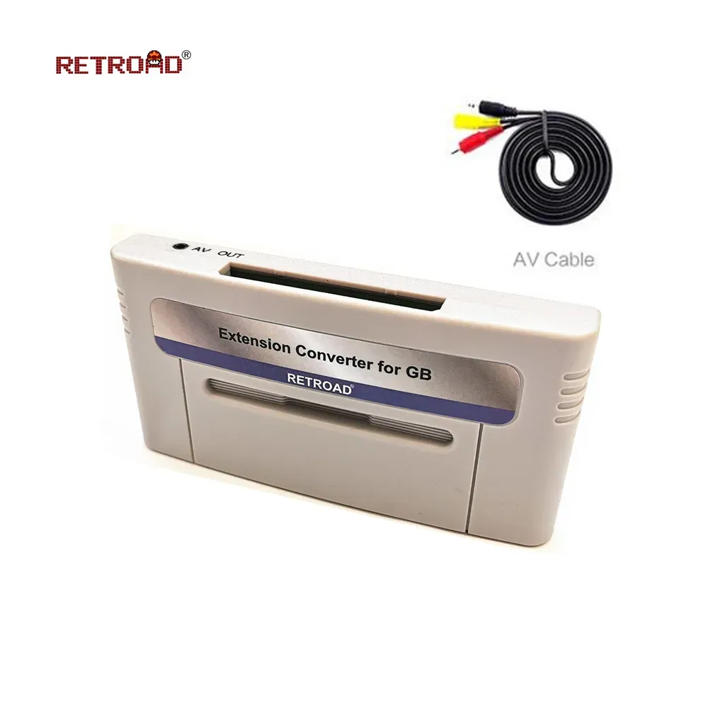 Tillbehör GB/GBC -förlängningskonverterare för 16bit SNES Pocket för Rettroad 5Plus HD Ultra Portable för Original Super Nintendo Game Console