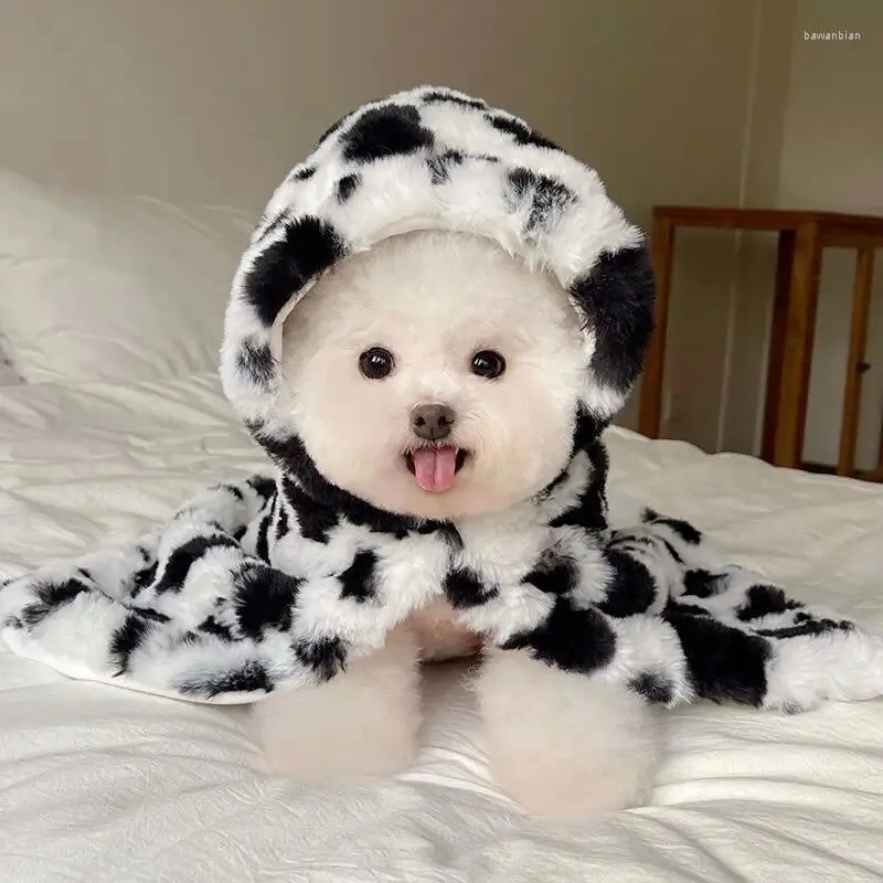 Odzież dla psa zima szczeniaka z kapturem małe ubrania strój Yorkie Pomeranian Shih tzu maltański pudle bichon pet ubiór odzieży 2024