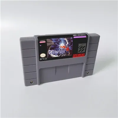 Accessoires Terranigma RPG Game Card Us Version English Language Battery Save