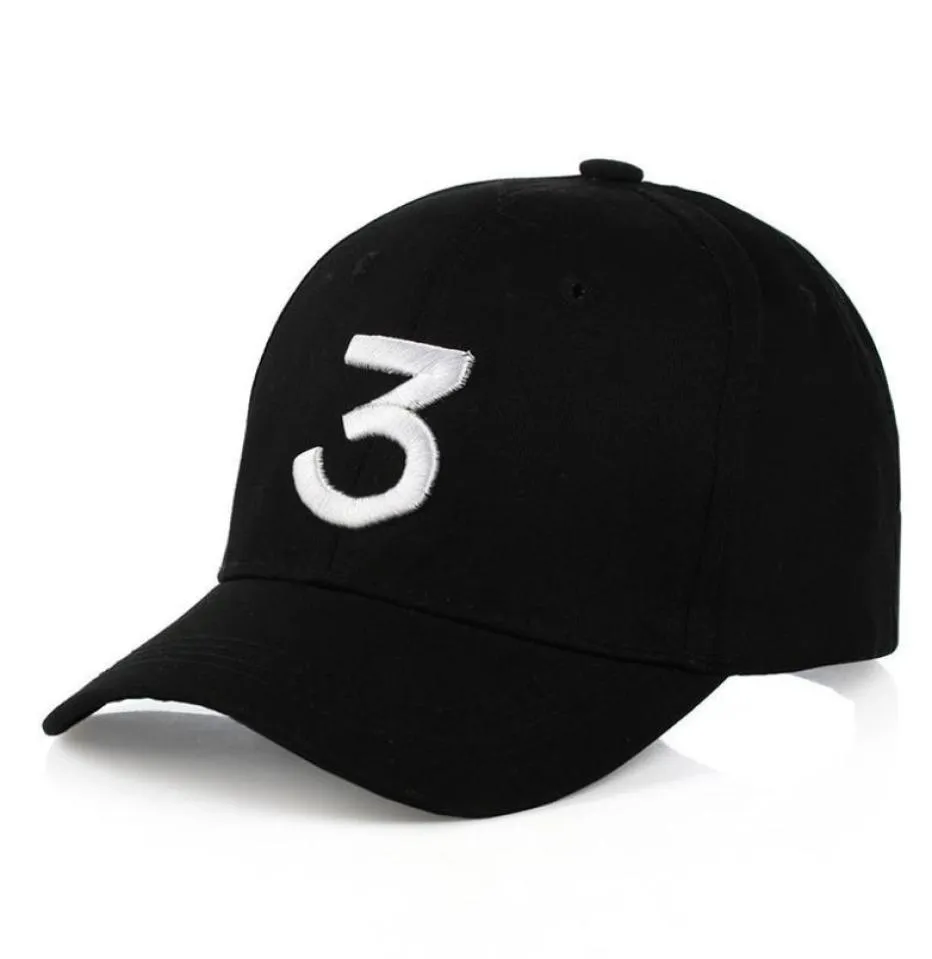新しいチャンスThe Rapper 3 Dad Hat野球帽を調整可能なストラップバックブラック野球帽子8319143