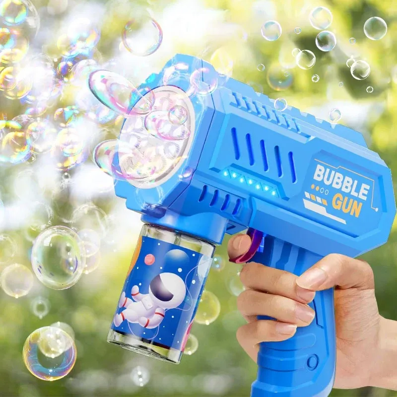 El tipi tam otomatik elektrik kabarcık makinesi kabarcıkları silah oyuncakları yaz plaj banyosu açık oyun fantezi oyuncak çocuklar için hediyeler 240410