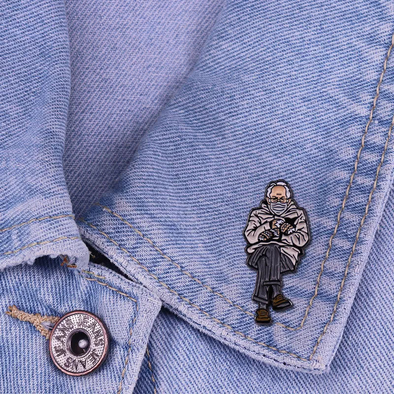 Science -Fiction Old Man Eamel Pin Kindheit Spiel Filmzitate Brosche Badge süße Anime -Filme Spiele Harte Emaille Pins