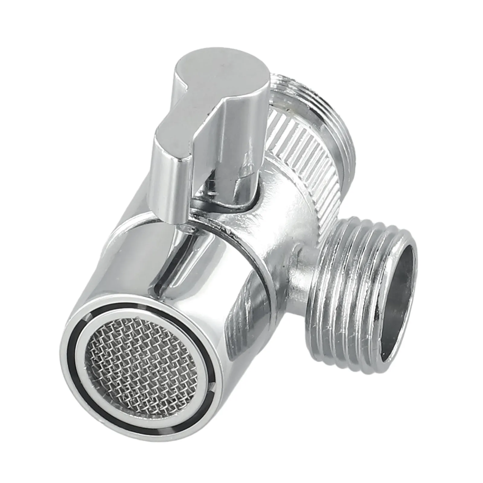1/2 3/4 Chrome 3-Way T-Adapter Shower Head Diverter Valve For Bath Mixer Tap Buy cheaply on